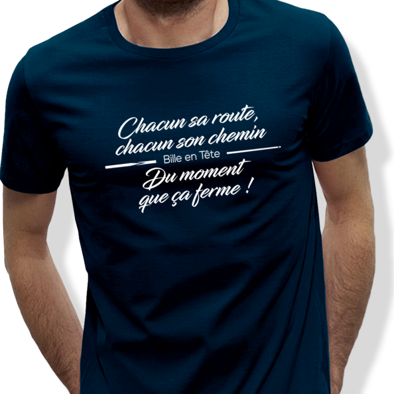 Tshirt Billard CHACUN SA ROUTE Homme
