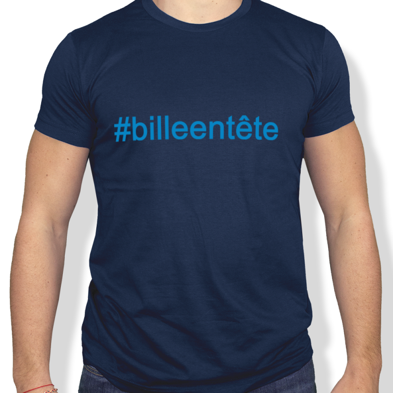 Men's HASHTAG BLUE Billiards T-shirt - view 4