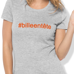 HASHTAG ORANGE Femme – T-shirt Billard - vue 3