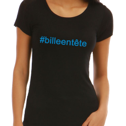 Women's HASHTAG BLUE Billiards T-shirt - view 3