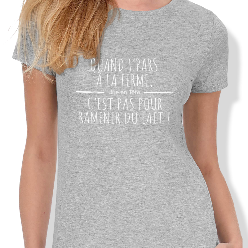 DU LAIT Femme – T-shirt Billard