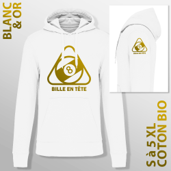 White & Gold – Original Logo Hoodie (pre-order)