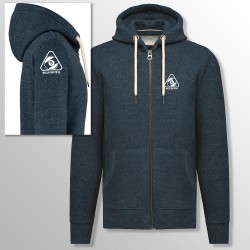 Vintage Zip Hoodie – Blue
