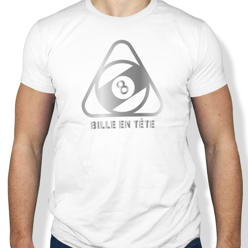 Men's ORIGINAL SILVER Billiards T-shirt - view 3
