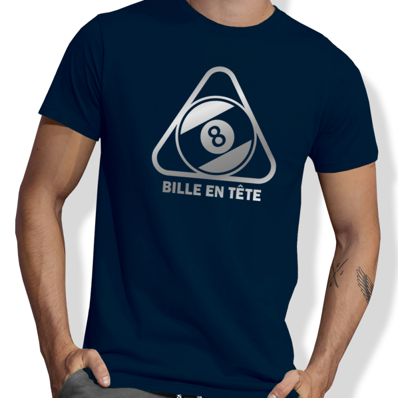 Men's ORIGINAL SILVER Billiards T-shirt - view 2