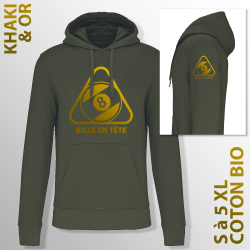 Khaki & Gold – Original Logo Hoodie