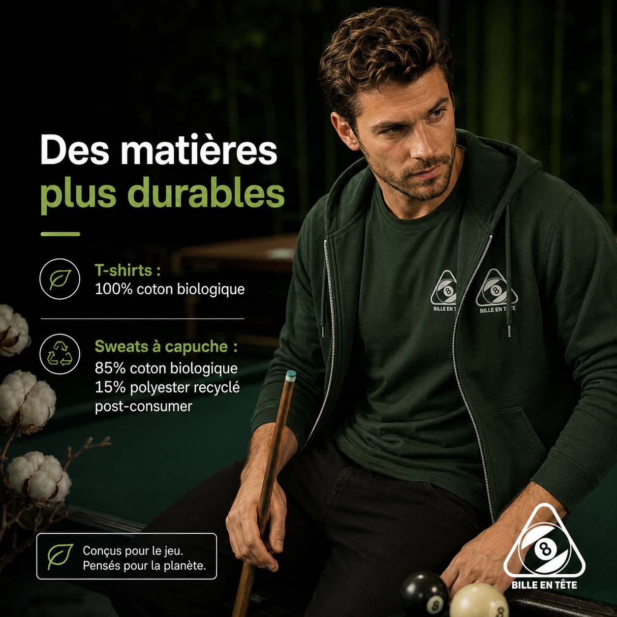 Des matières plus durables - Bille en Tête