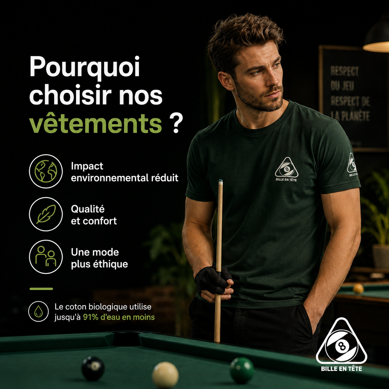 Pourquoi choisir nos vêtements écoresponsables - Bille en Tête