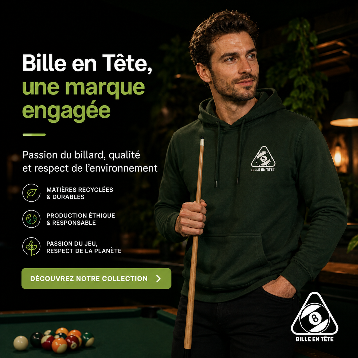 Bille en Tête, une marque engagée - Découvrez notre collection