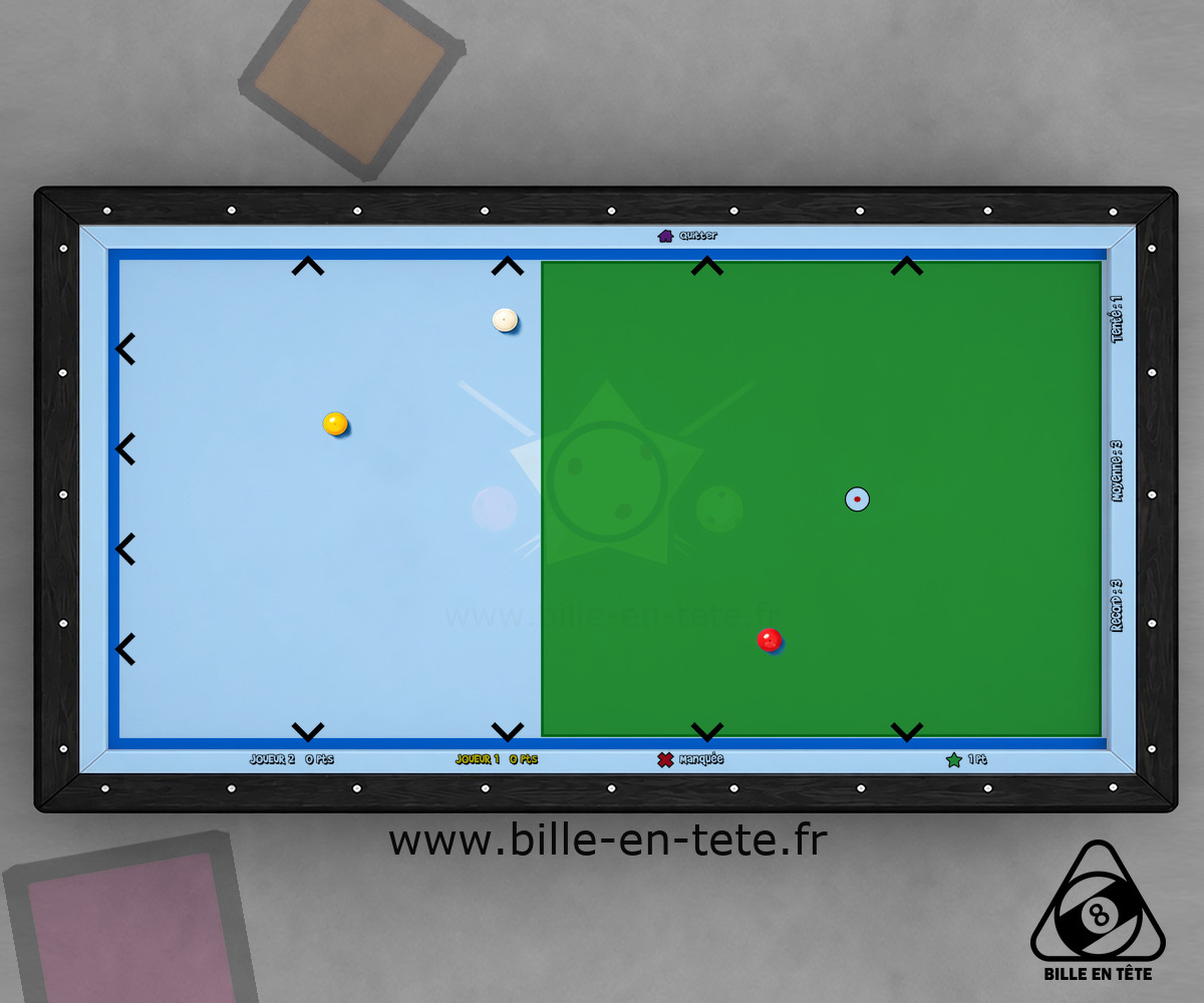 Placement zone projected onto the cloth