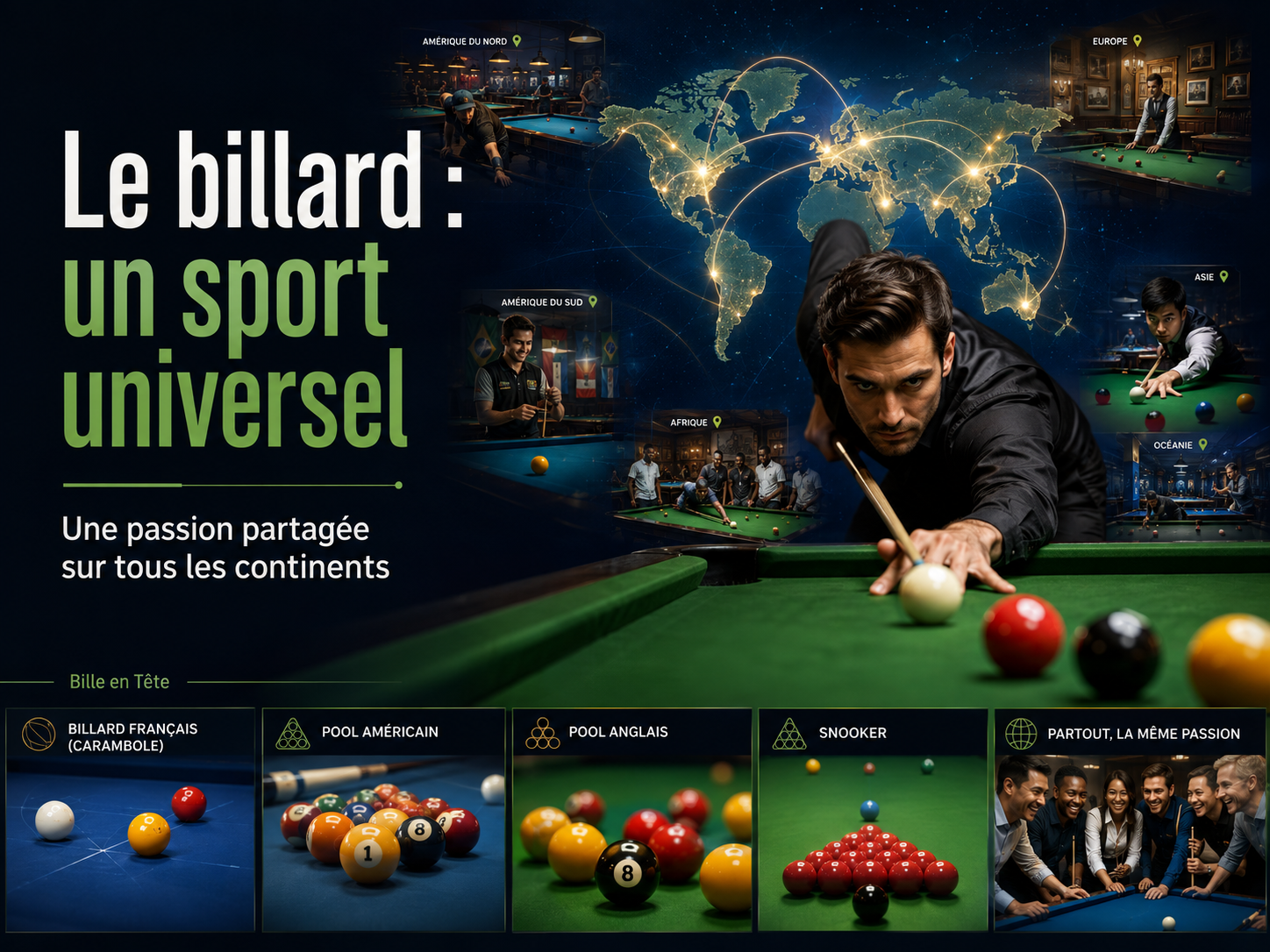 Billiards, a universal sport - Ball in Mind